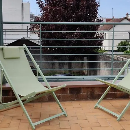 Terrasse 25m - Flat Cosy & Calme - 5 Min Gare & Vinci *